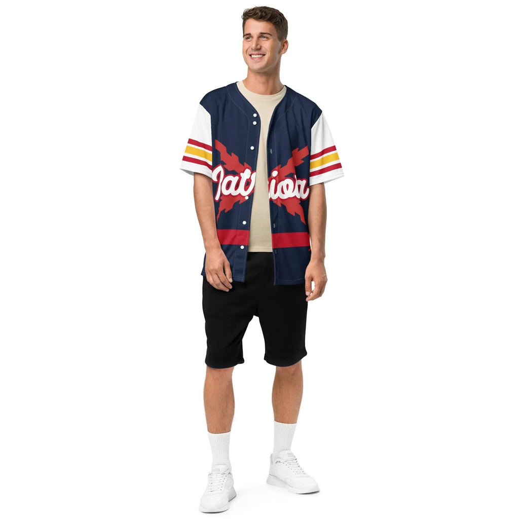 Comprar Camiseta de béisbol reciclada "Patriota Español" La Flamenca de Borgoña Bandera España
