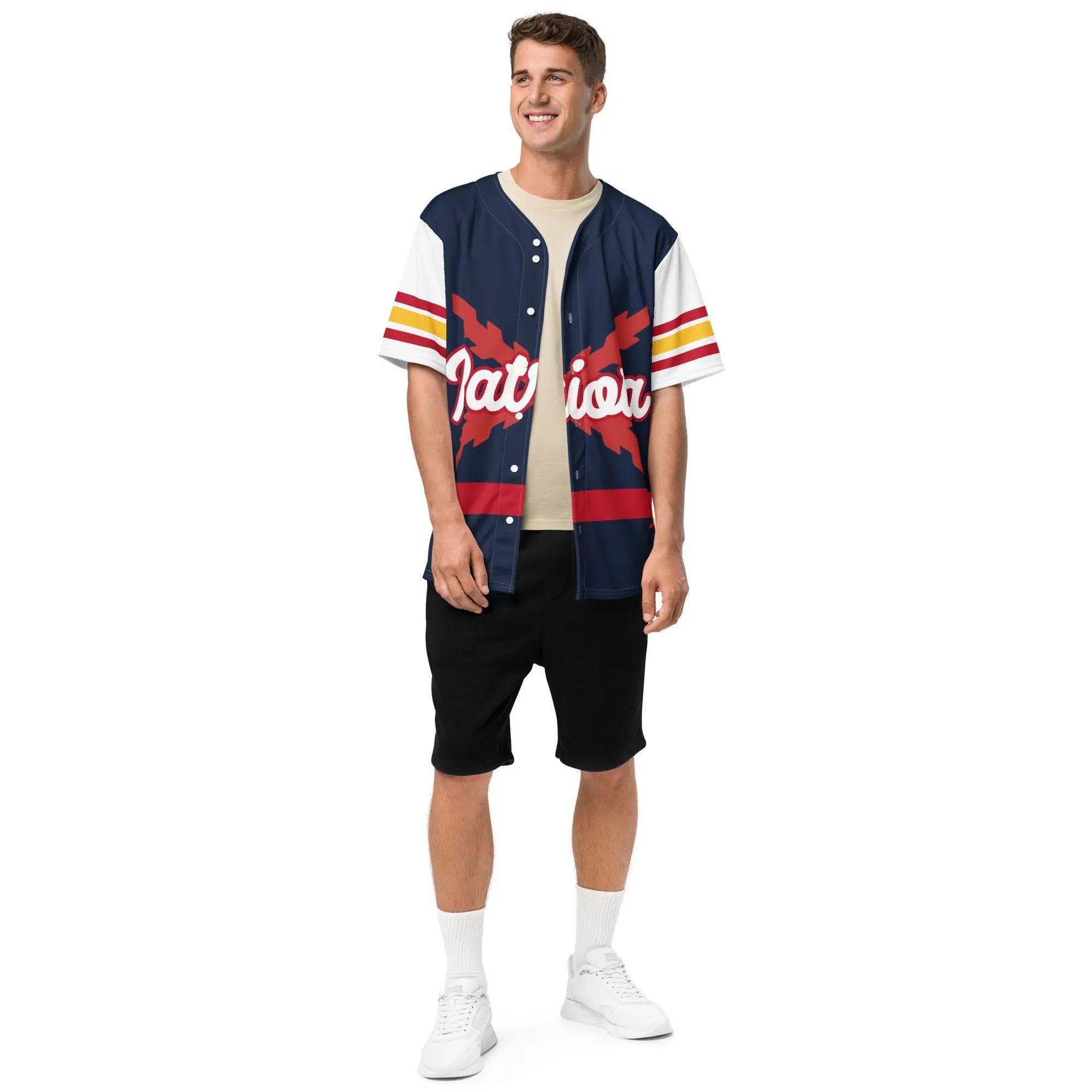 Comprar Camiseta de béisbol reciclada "Patriota Español" La Flamenca de Borgoña Bandera España