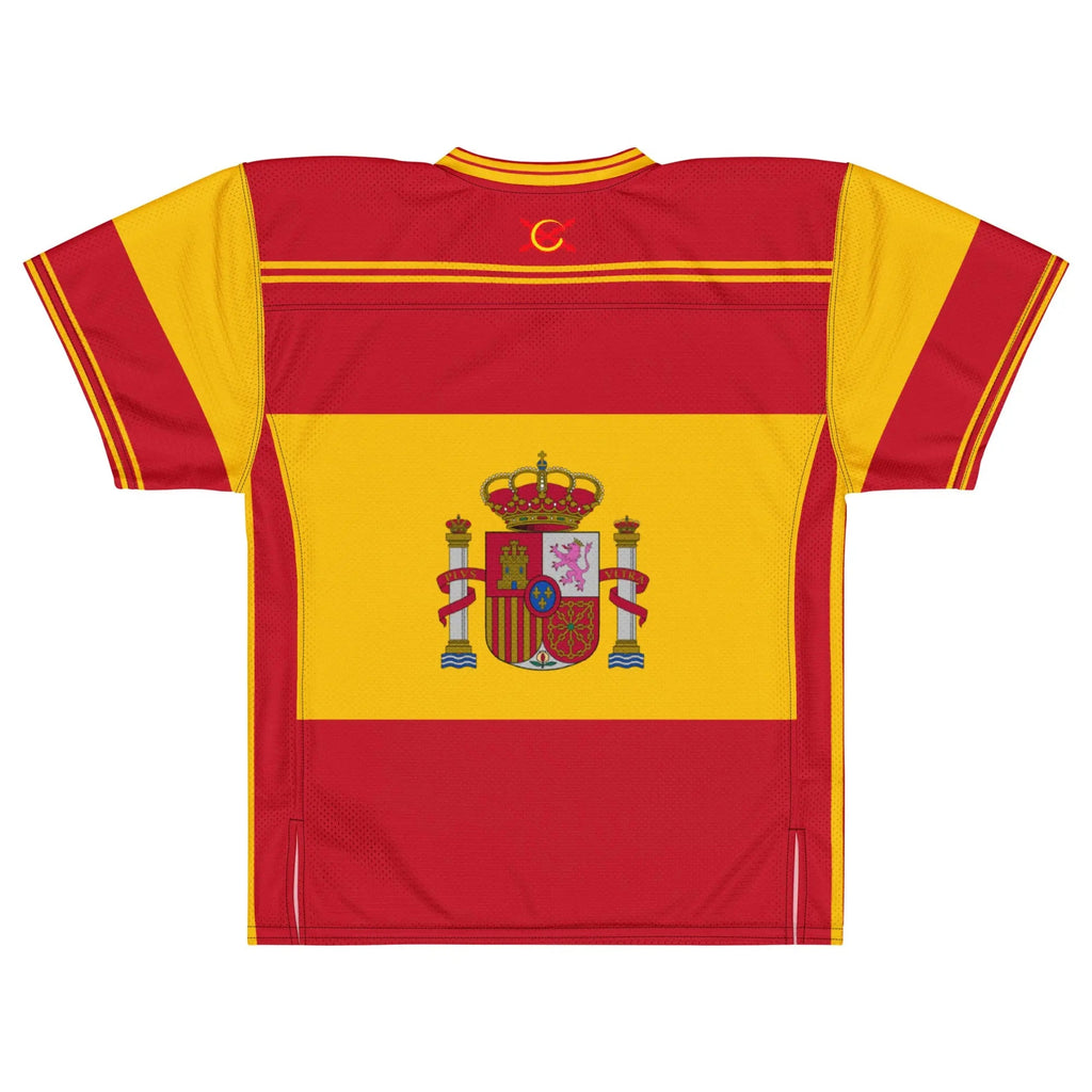 Comprar Camiseta de fútbol americano Bandera España La Flamenca de Borgoña Bandera España