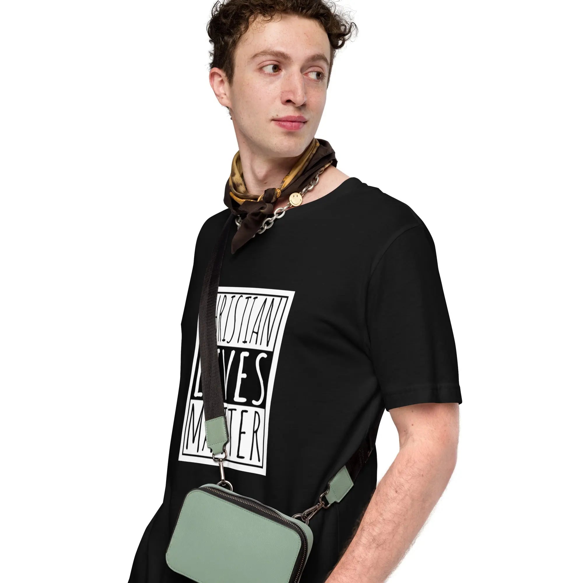 Comprar Camiseta hombre Christian Lives Matter Bandera España La Flamenca de Borgoña Patricia Muñoz VOX