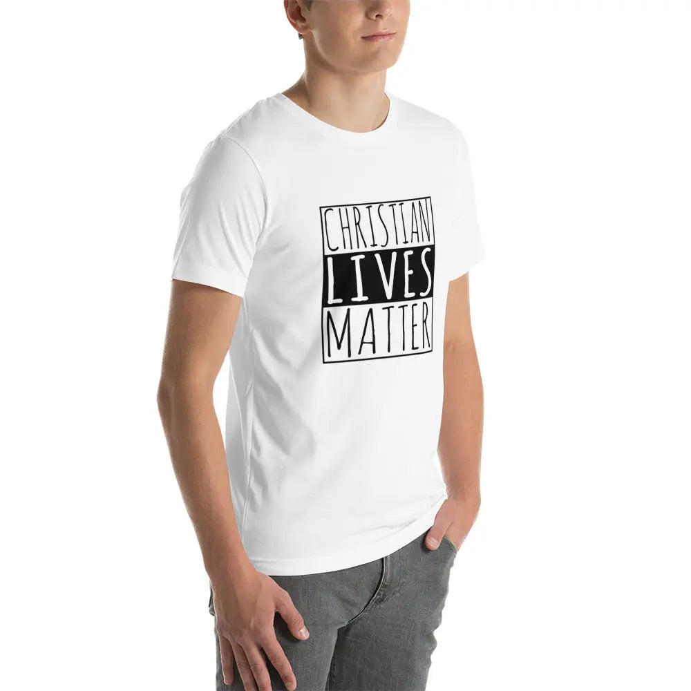 Comprar Camiseta hombre Christian Lives Matter Bandera España La Flamenca de Borgoña Patricia Muñoz VOX