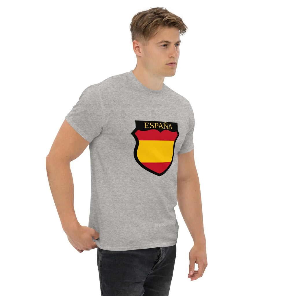 Comprar Camiseta hombre División Azul Bandera España La Flamenca de Borgoña Patricia Muñoz VOX