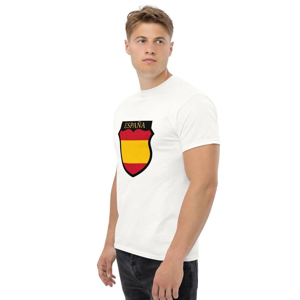 Comprar Camiseta hombre División Azul Bandera España La Flamenca de Borgoña Patricia Muñoz VOX