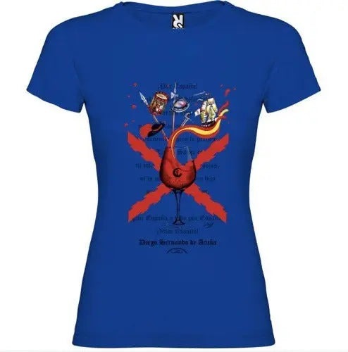 Comprar Camiseta mujer Brindis de los Tercios Bandera España La Flamenca de Borgoña Patricia Muñoz VOX