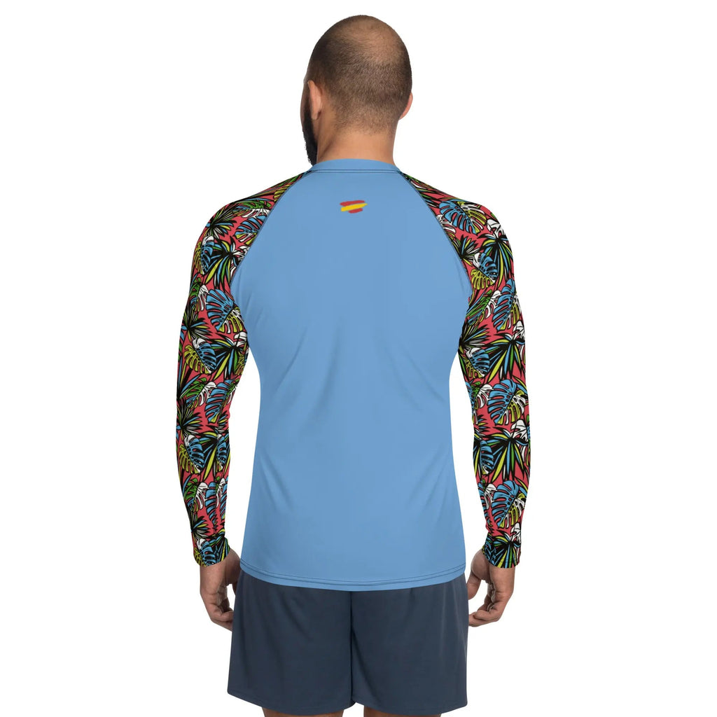 Comprar Camiseta protección solar Surf UPF50 hombre Bandera España La Flamenca de Borgoña Patricia Muñoz VOX