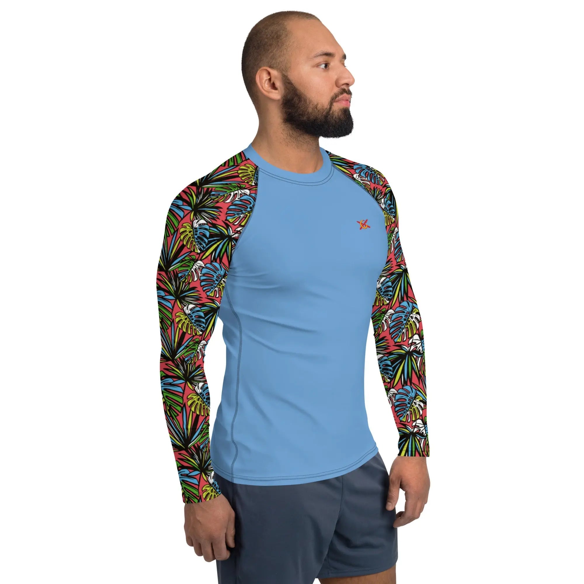 Comprar Camiseta protección solar Surf UPF50 hombre Bandera España La Flamenca de Borgoña Patricia Muñoz VOX