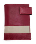 Comprar Cartera España piel granate y gris Bandera España La Flamenca de Borgoña Patricia Muñoz VOX