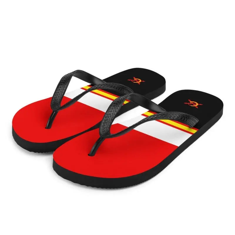 Comprar Chanclas Bandera de España roja y negra Bandera España La Flamenca de Borgoña Patricia Muñoz VOX