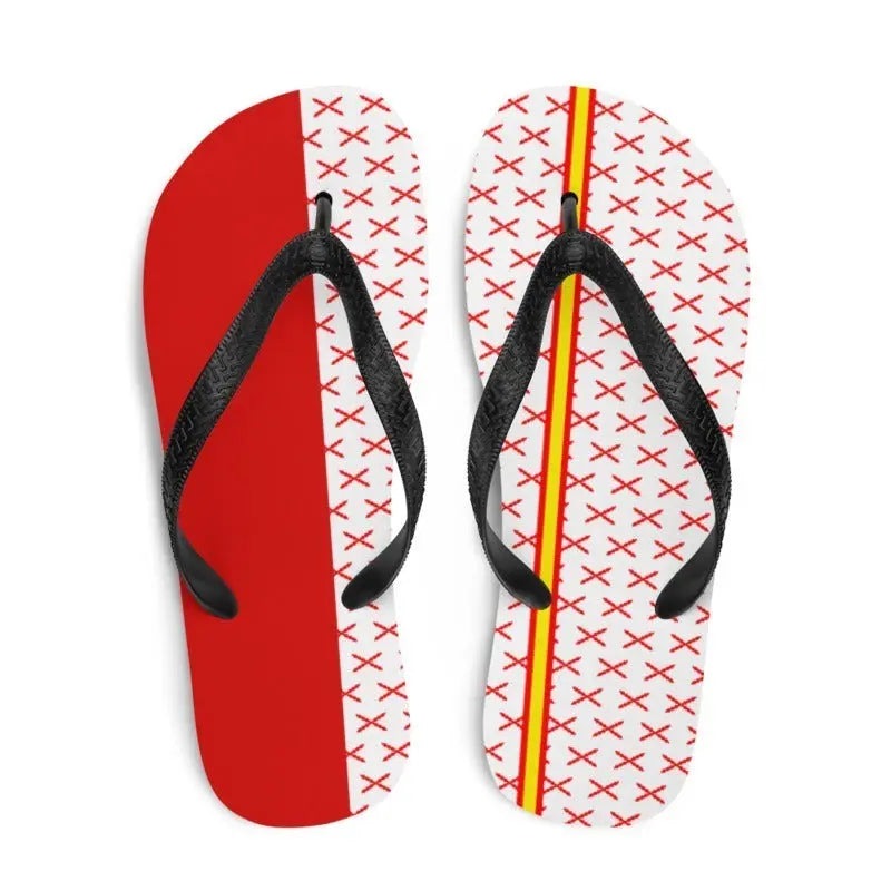 Comprar Chanclas Cruz de Borgoña y bandera de España Bandera España La Flamenca de Borgoña Patricia Muñoz VOX