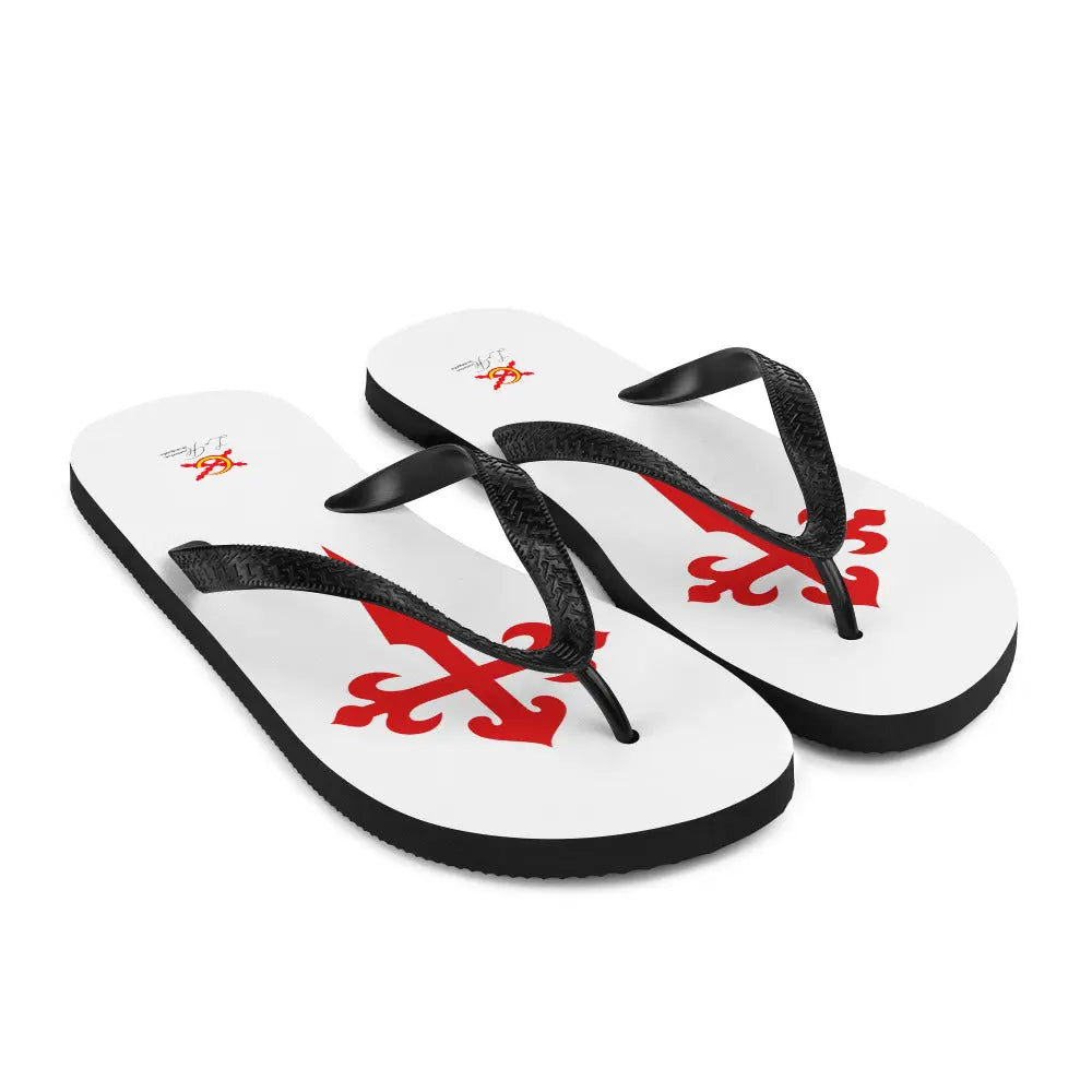 Comprar Chanclas Cruz de Santiago Bandera España La Flamenca de Borgoña Patricia Muñoz VOX