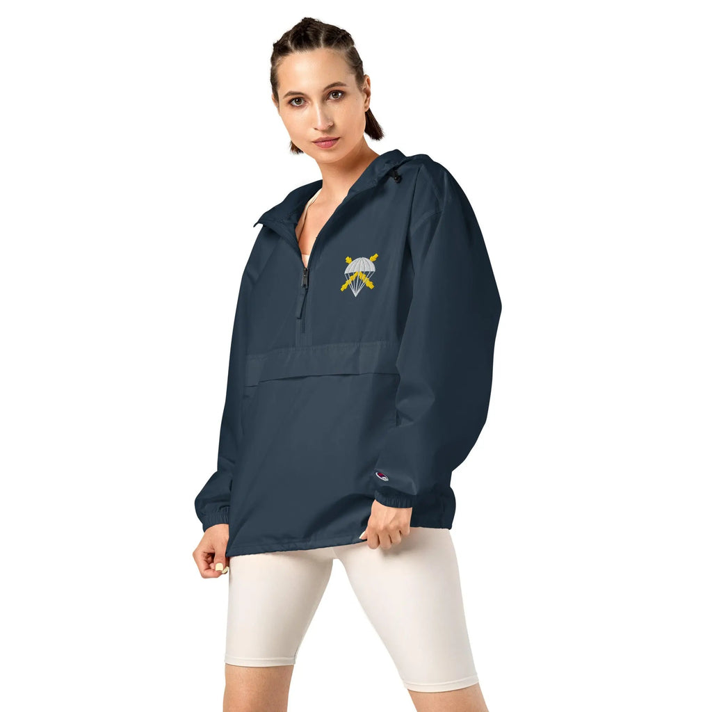 Comprar Chaqueta unisex BRIPAC bordada plegable Champion La Flamenca de Borgoña Bandera España