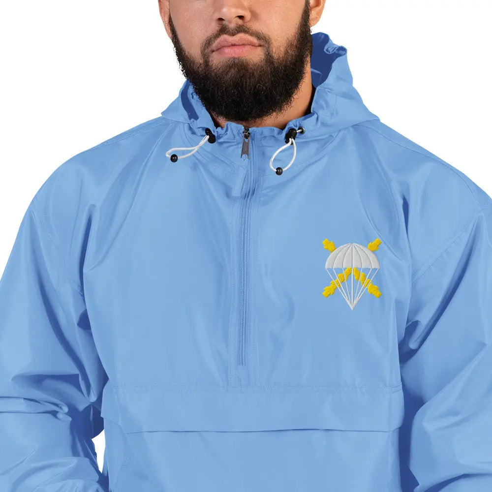 Comprar Chaqueta unisex BRIPAC bordada plegable Champion La Flamenca de Borgoña Bandera España