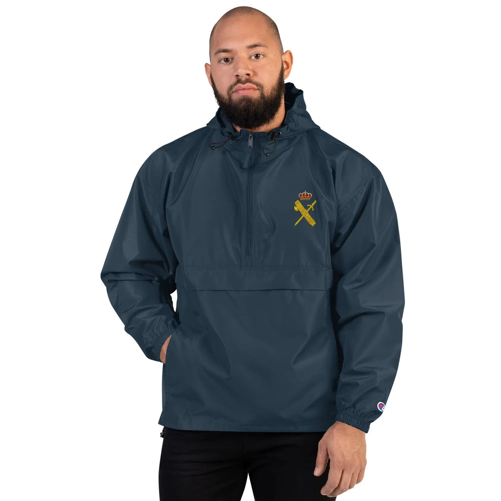 Comprar Chaqueta unisex Guardia Civil bordada plegable Champion La Flamenca de Borgoña Bandera España
