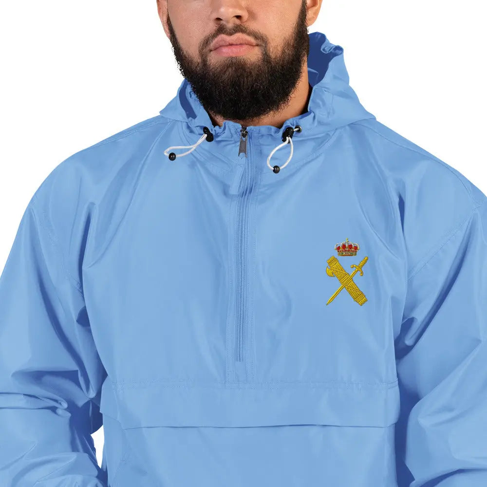 Comprar Chaqueta unisex Guardia Civil bordada plegable Champion La Flamenca de Borgoña Bandera España