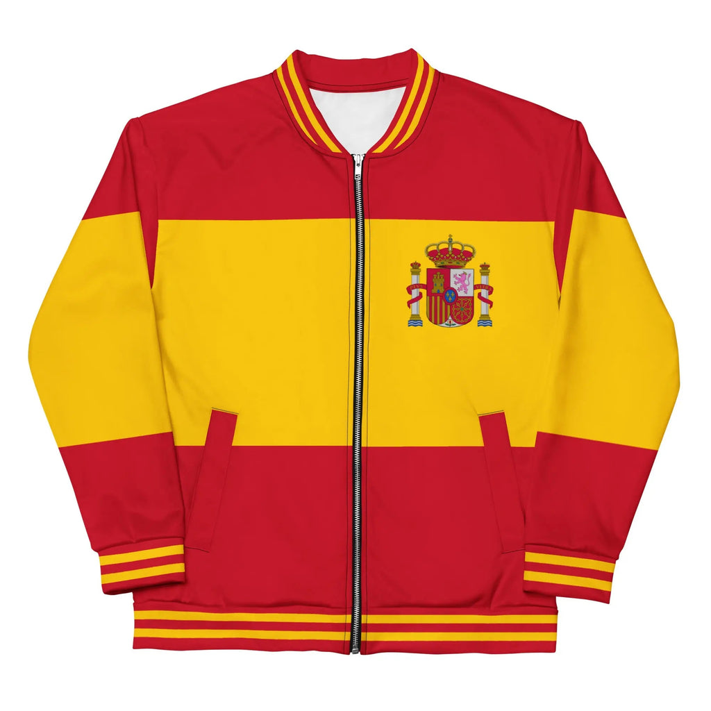 Comprar Chaqueta unisex bomber Bandera de España La Flamenca de Borgoña Bandera España