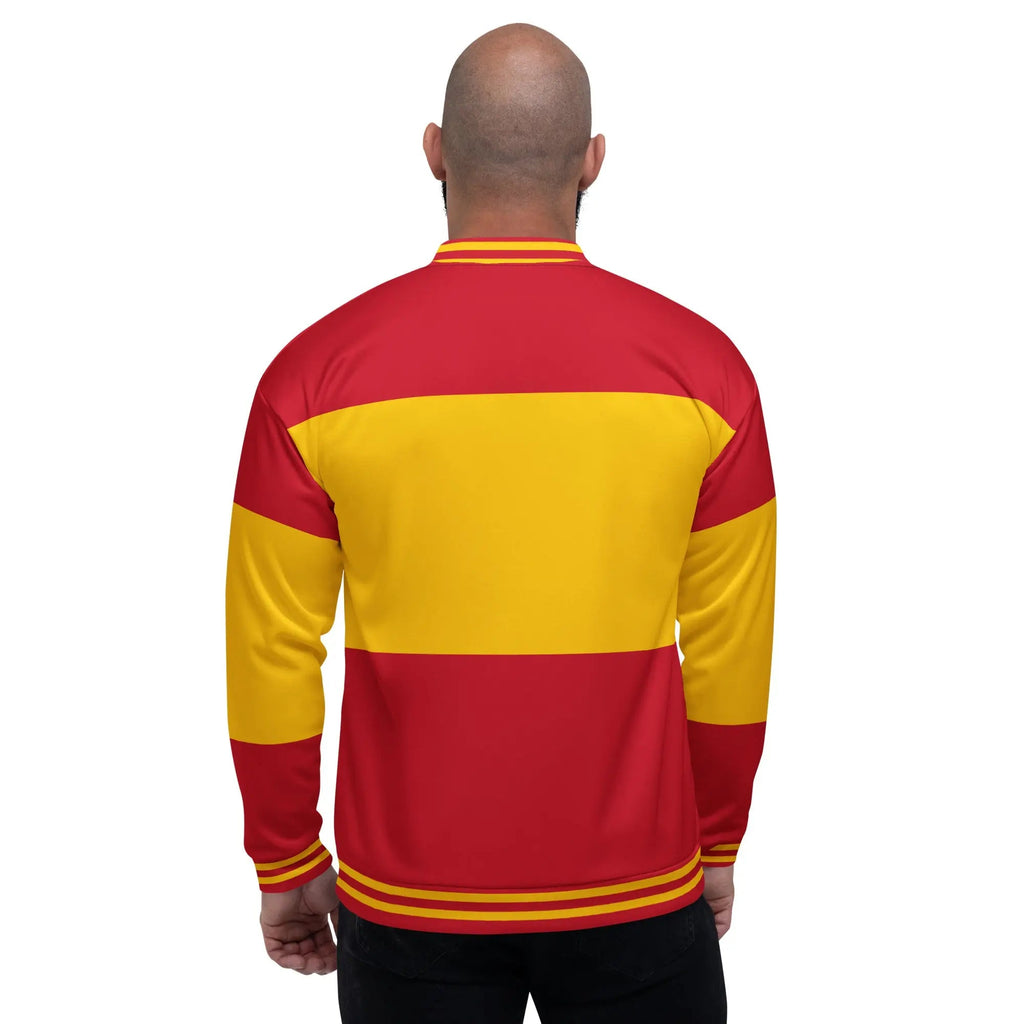 Comprar Chaqueta unisex bomber Bandera de España La Flamenca de Borgoña Bandera España