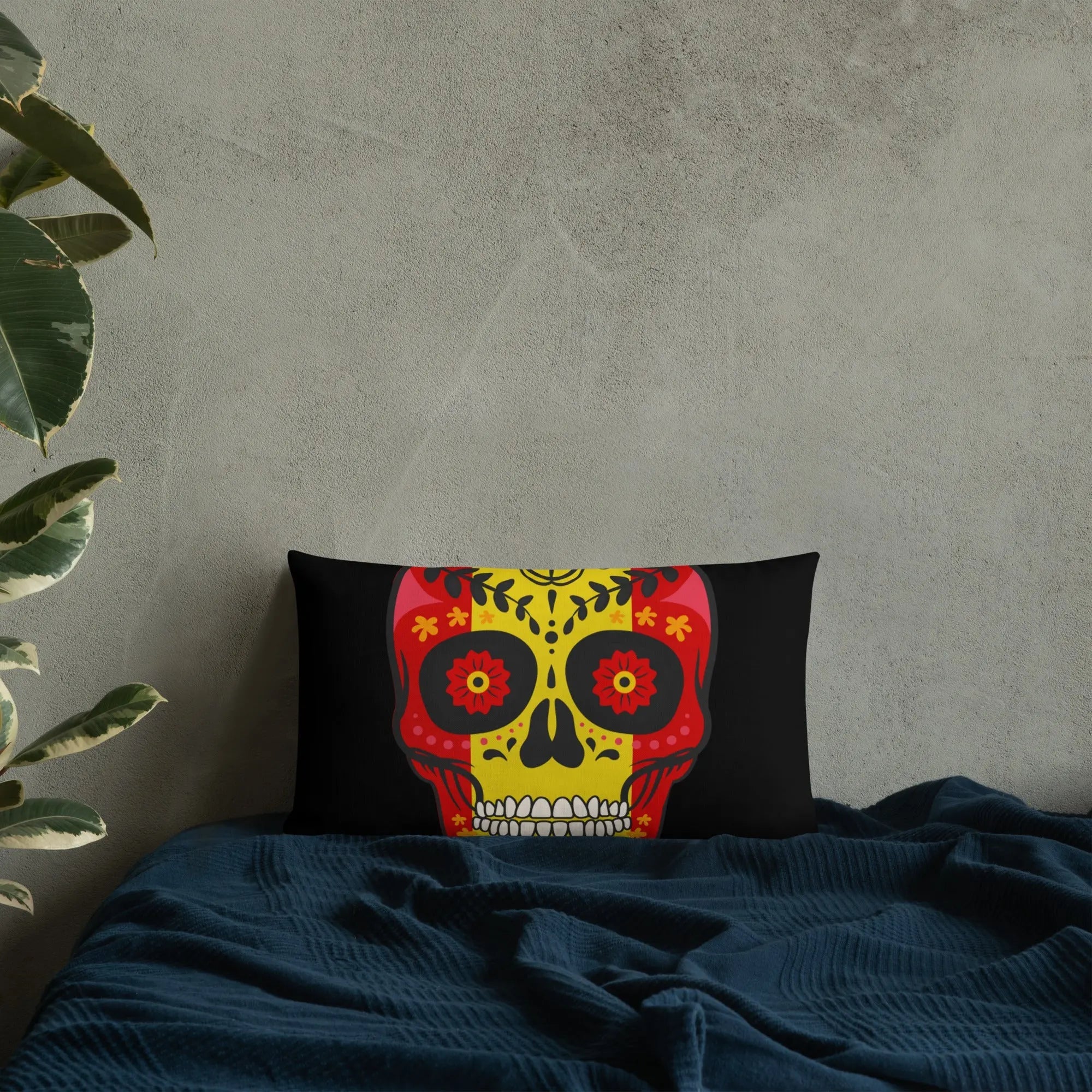 Comprar Cojín calavera España Bandera España La Flamenca de Borgoña Patricia Muñoz VOX