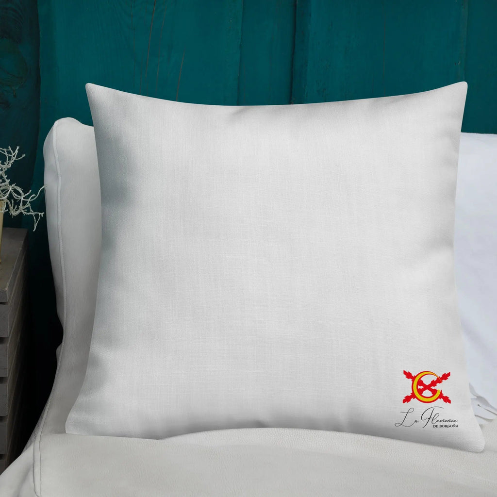 Comprar Cojín calavera La Muerte Bandera España La Flamenca de Borgoña Patricia Muñoz VOX