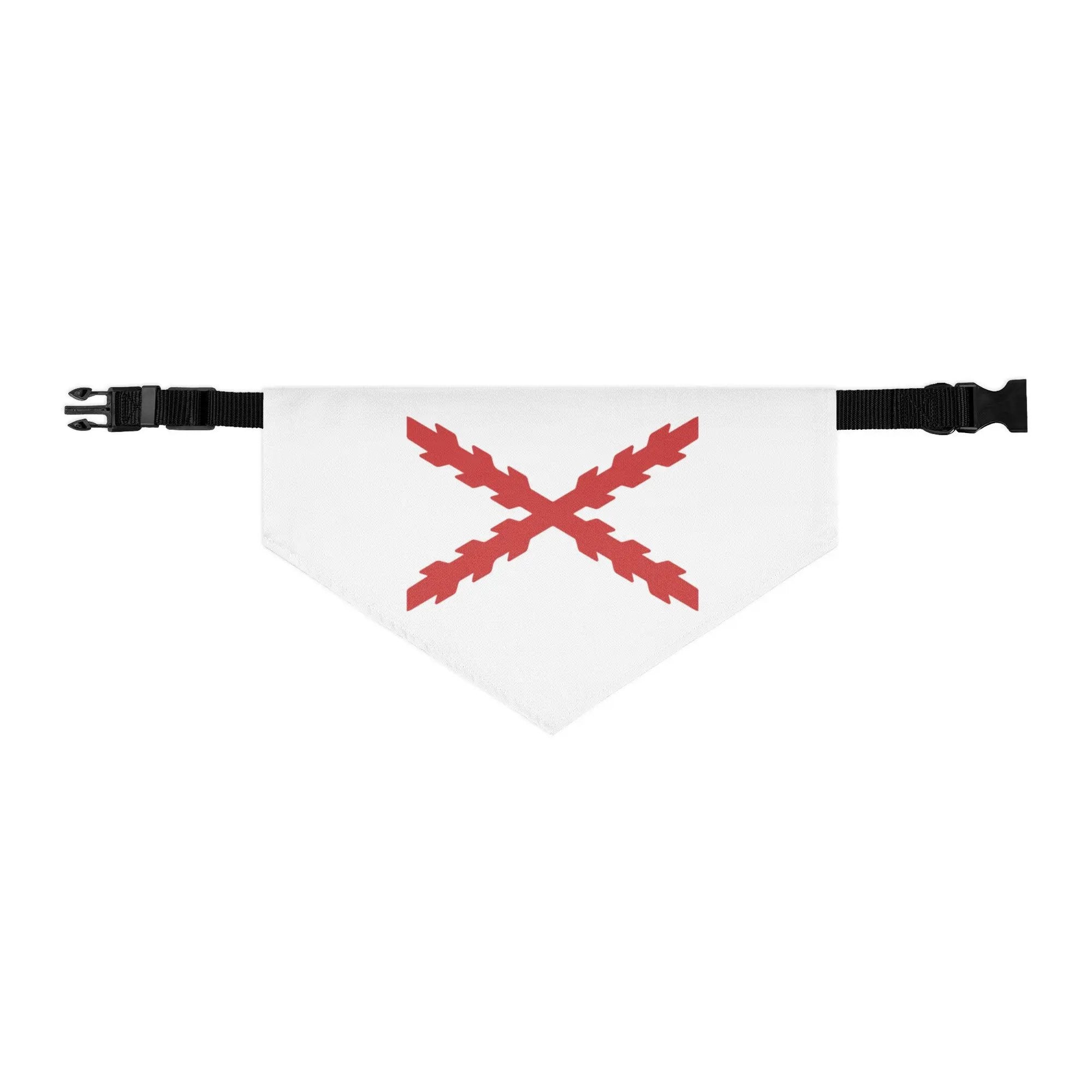 Comprar Collar con pañuelo para mascotas Cruz de Borgoña La Flamenca de Borgoña Bandera España