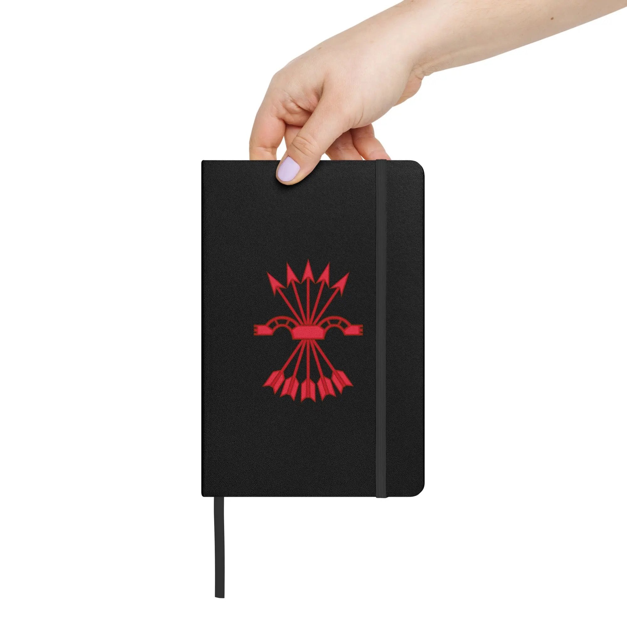 Comprar Cuaderno de tapa dura Falange La Flamenca de Borgoña Bandera España