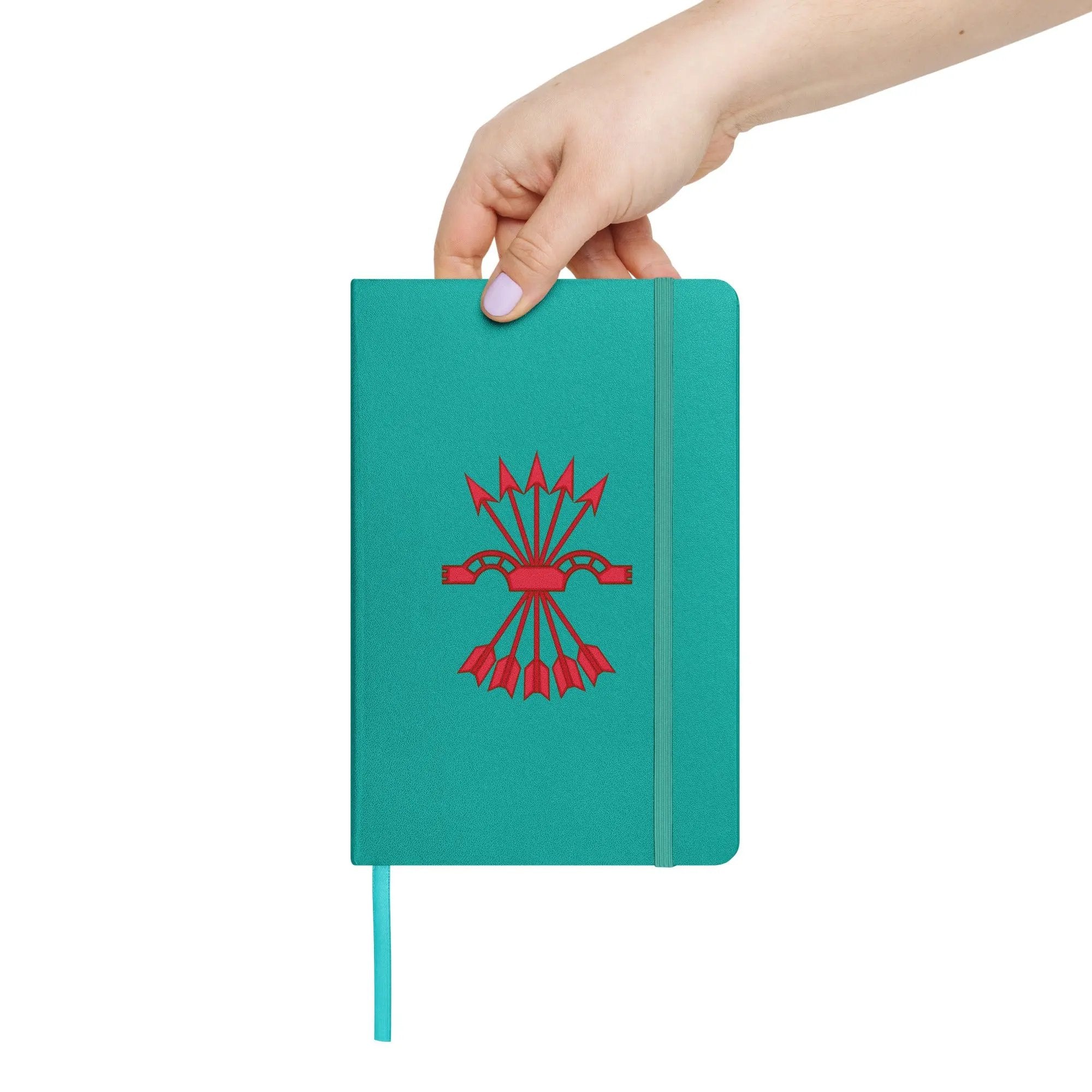 Comprar Cuaderno de tapa dura Falange La Flamenca de Borgoña Bandera España