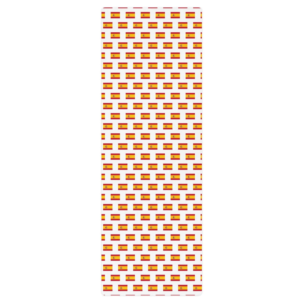 Comprar Esterilla de yoga Bandera España mosaico fondo blanco La Flamenca de Borgoña Bandera España