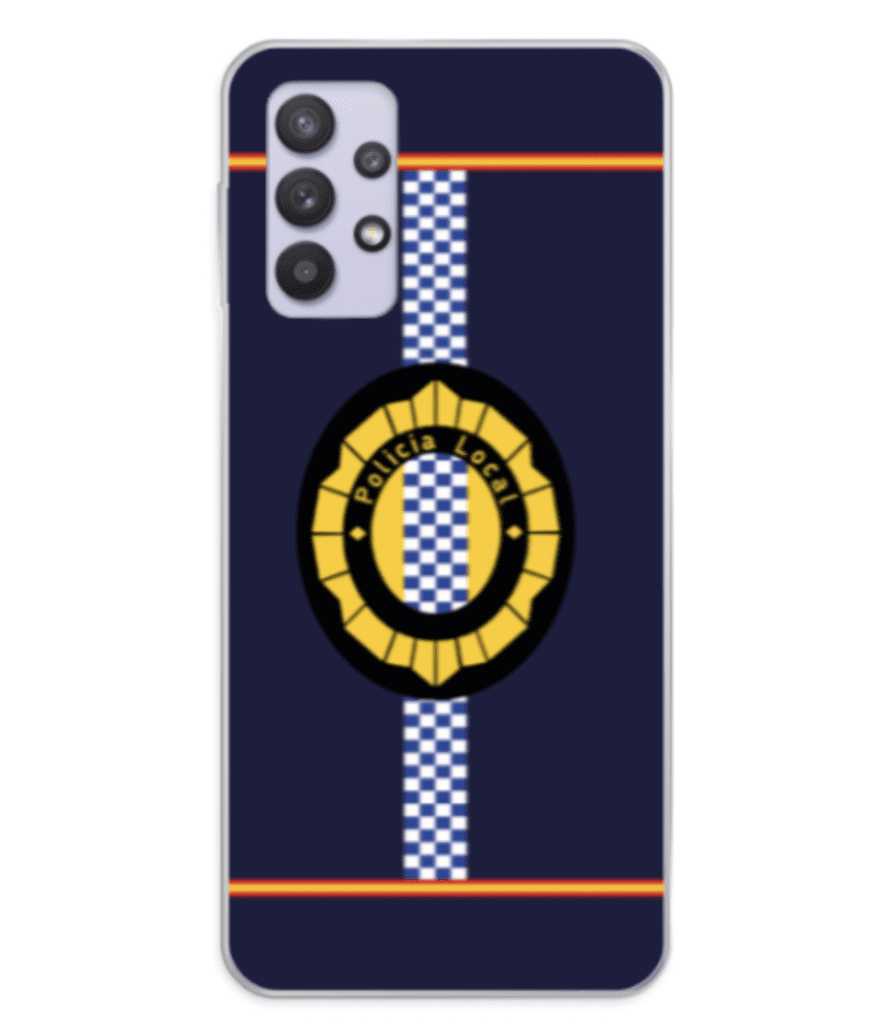 Comprar Funda carcasa móvil Policía Local Bandera España La Flamenca de Borgoña Patricia Muñoz VOX