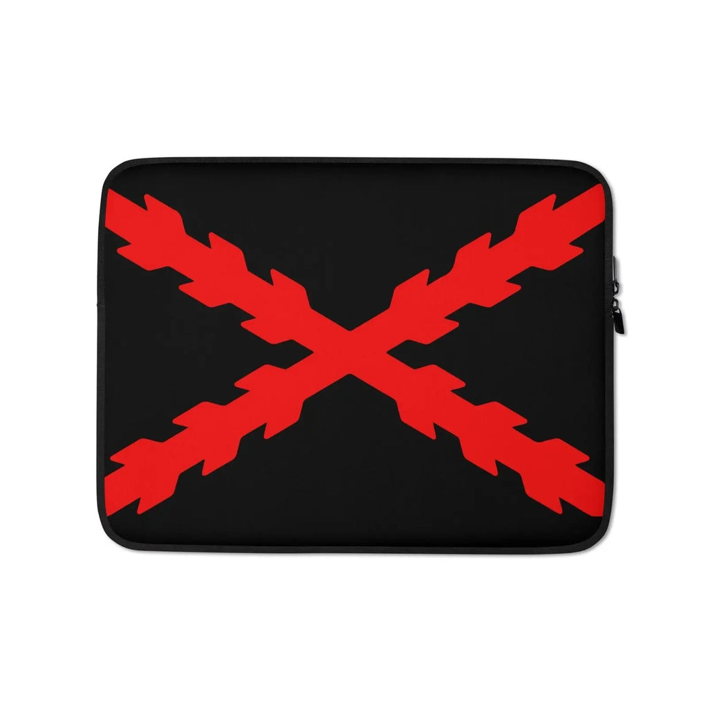 Comprar Funda para portátil Cruz de Borgoña Bandera España La Flamenca de Borgoña Patricia Muñoz VOX