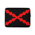 Comprar Funda para portátil Cruz de Borgoña Bandera España La Flamenca de Borgoña Patricia Muñoz VOX