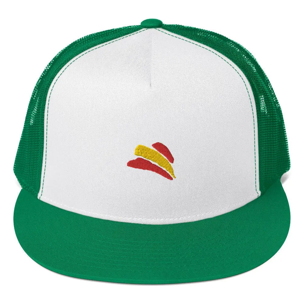 Comprar Gorra Bandera España bordada trucker Bandera España La Flamenca de Borgoña Patricia Muñoz VOX