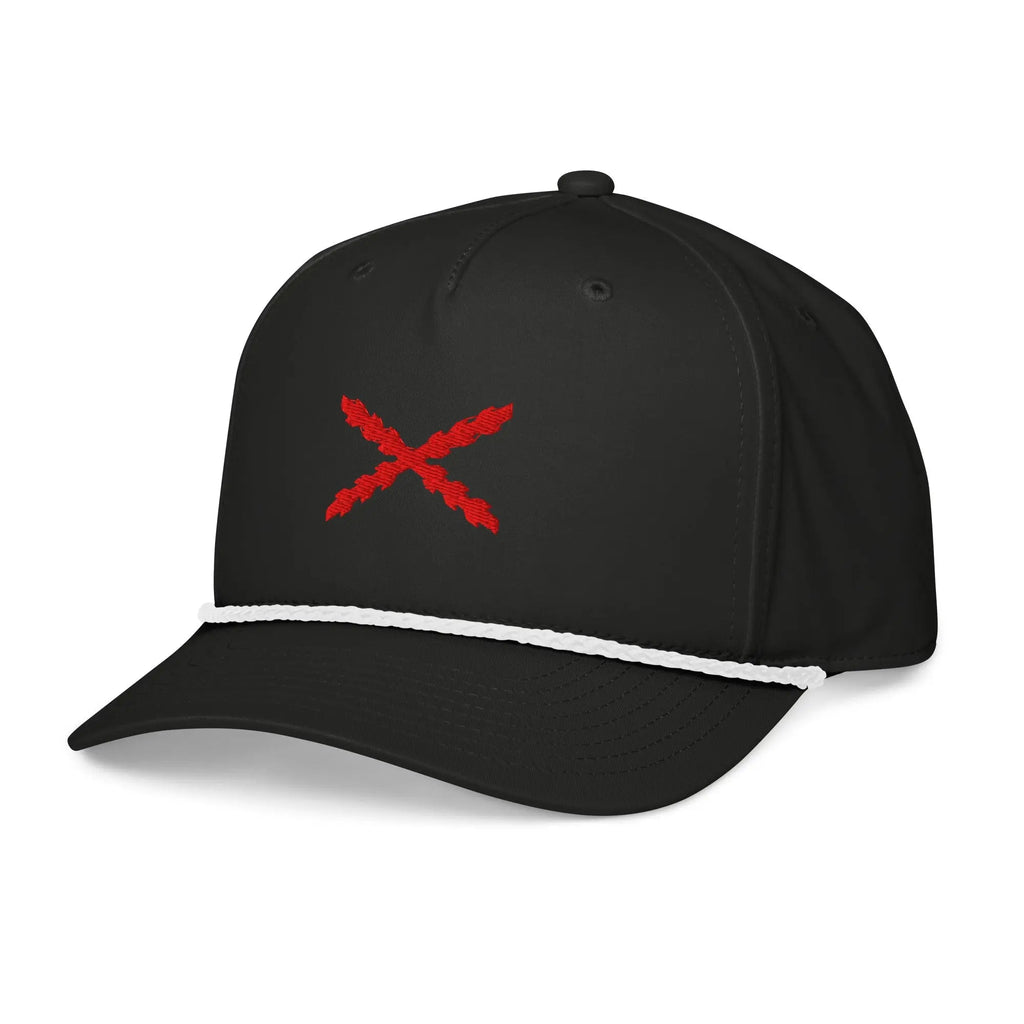 Comprar Gorra clásica con cuerda Cruz de Borgoña Bandera España La Flamenca de Borgoña Patricia Muñoz VOX