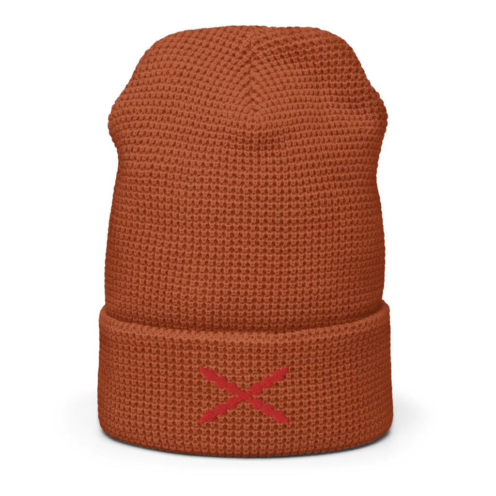 Comprar Gorro Cruz de Borgoña de punto gofrado Bandera España La Flamenca de Borgoña Patricia Muñoz VOX