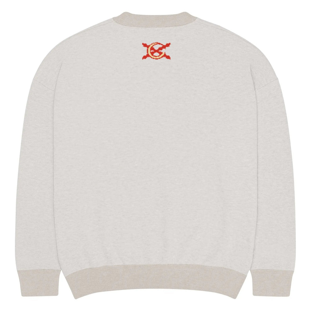 Comprar Jersey holgado de punto con cuello redondo Cruz de Borgoña La Flamenca de Borgoña Bandera España