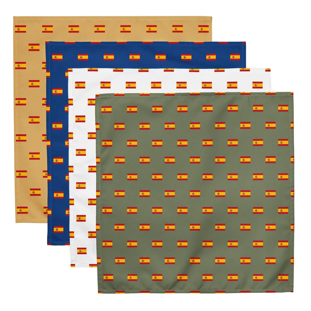 Comprar Juego de 4 servilletas de tela Bandera de España 4 colores La Flamenca de Borgoña Bandera España