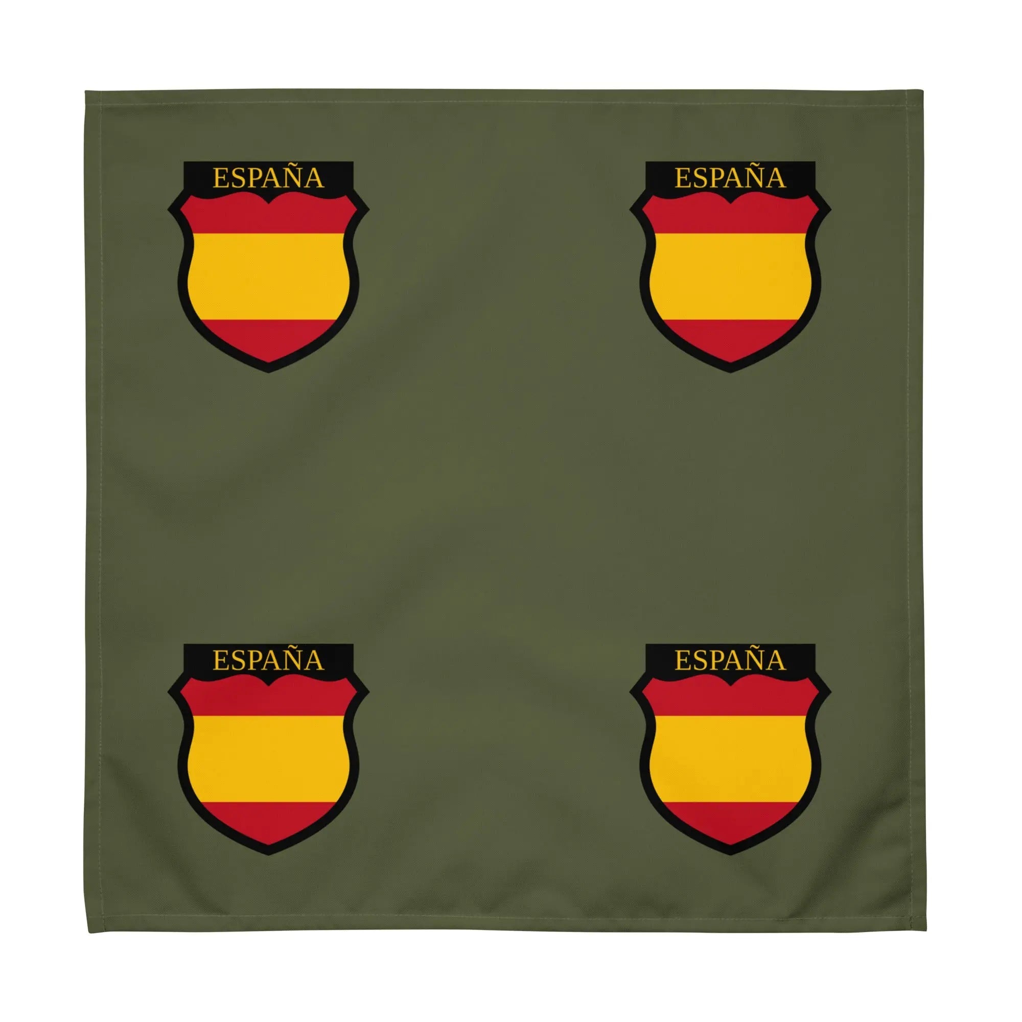 Comprar Juego de 4 servilletas de tela División Azul Bandera España La Flamenca de Borgoña Patricia Muñoz VOX