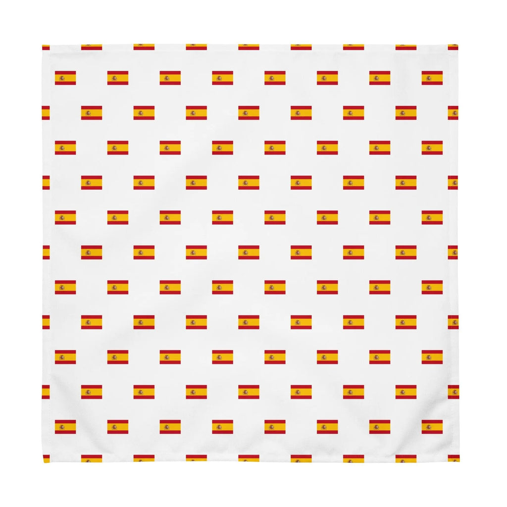 Comprar Juego de servilletas de tela Bandera de España blanca mosaico La Flamenca de Borgoña Bandera España
