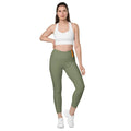 Comprar Leggins verde cintura cruzada con bolsillos Bandera de España Bandera España La Flamenca de Borgoña Patricia Muñoz VOX