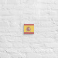 Comprar Lienzo Bandera España desgastada La Flamenca de Borgoña Bandera España
