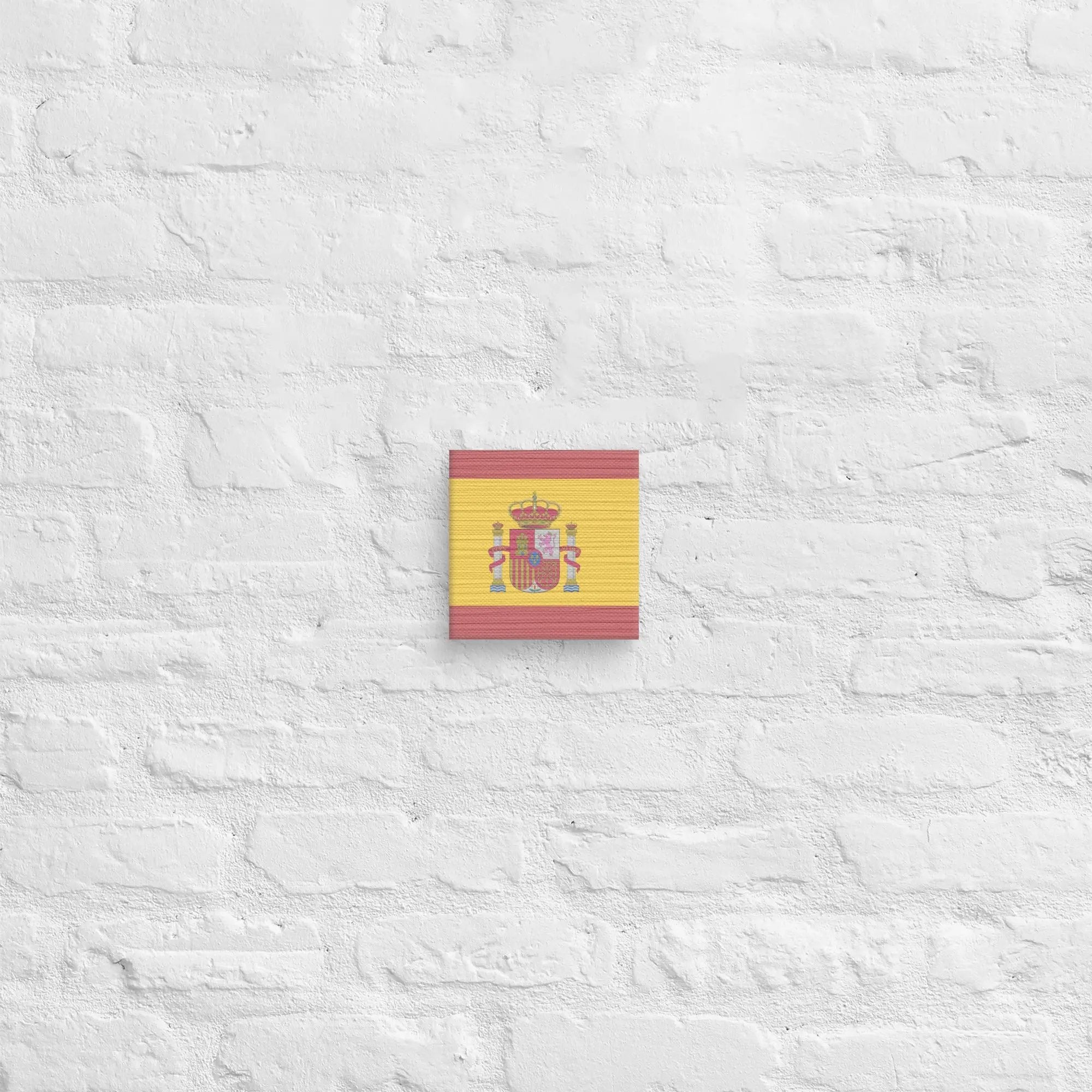 Comprar Lienzo Bandera España desgastada La Flamenca de Borgoña Bandera España