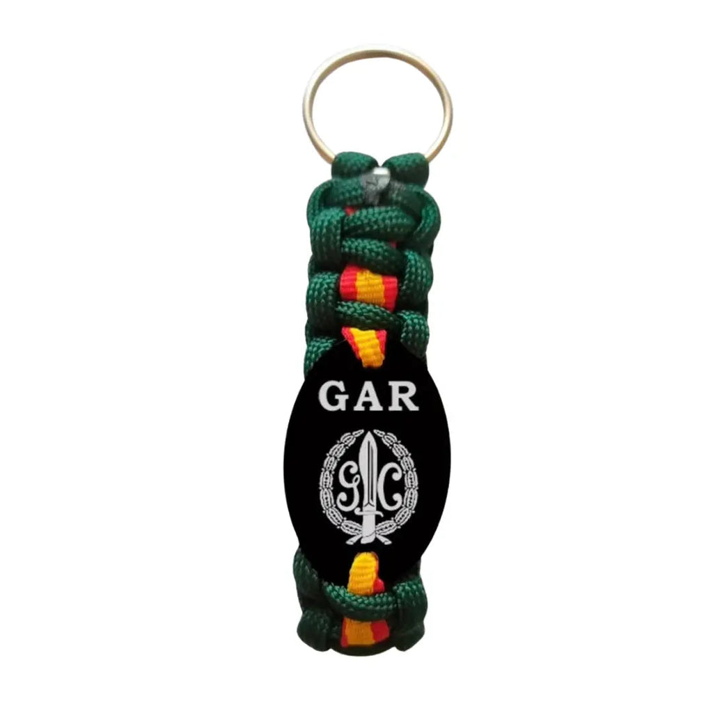 Llavero Guardia Civil GAR paracord verde