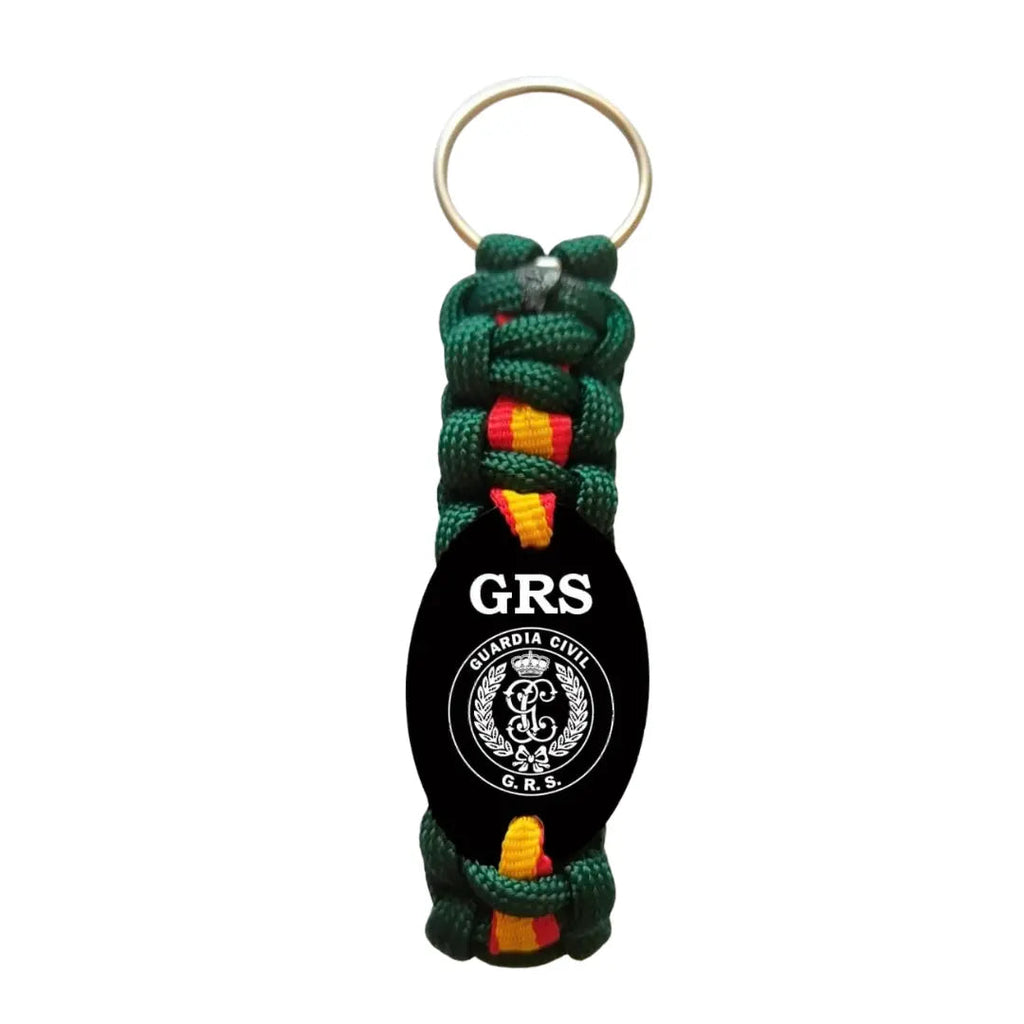 Llavero Guardia Civil GRS paracord verde
