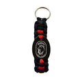 Llavero Mossos d'Esquadra ARRO paracord negro