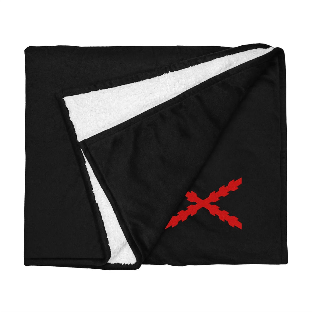 Comprar Manta borreguillo premium Cruz de Borgoña La Flamenca de Borgoña Bandera España
