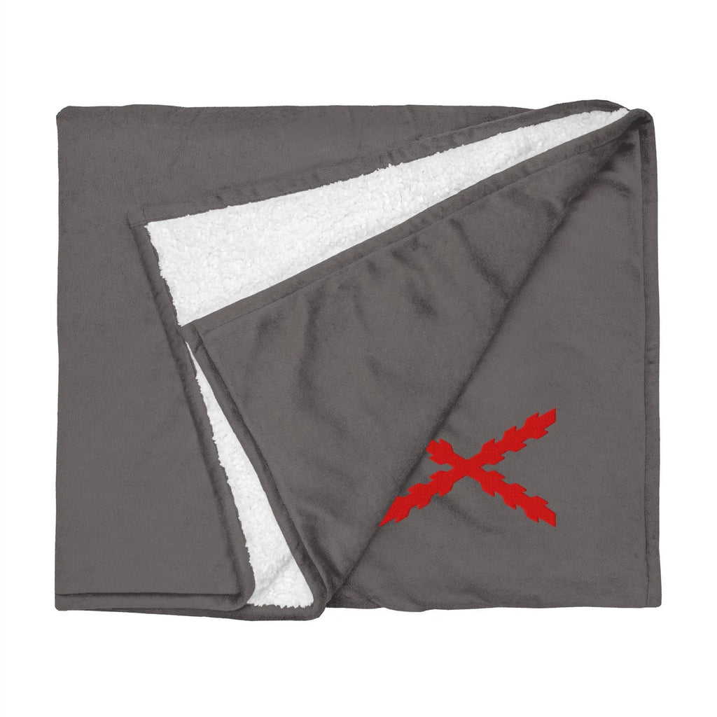 Comprar Manta borreguillo premium Cruz de Borgoña La Flamenca de Borgoña Bandera España