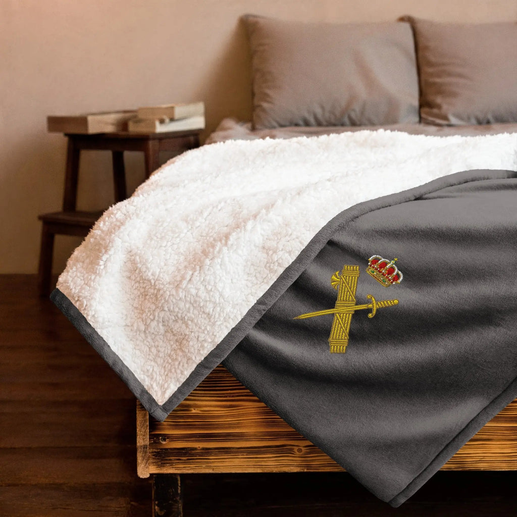 Comprar Manta borreguillo premium Guardia Civil La Flamenca de Borgoña Bandera España