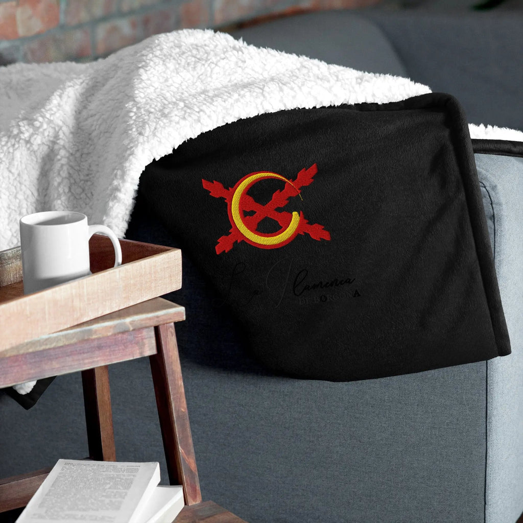 Comprar Manta borreguillo premium La Flamenca de Borgoña La Flamenca de Borgoña Bandera España