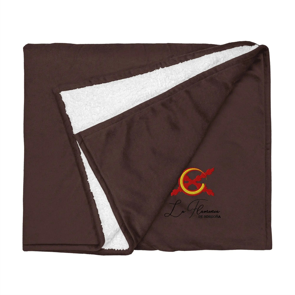 Comprar Manta borreguillo premium La Flamenca de Borgoña La Flamenca de Borgoña Bandera España