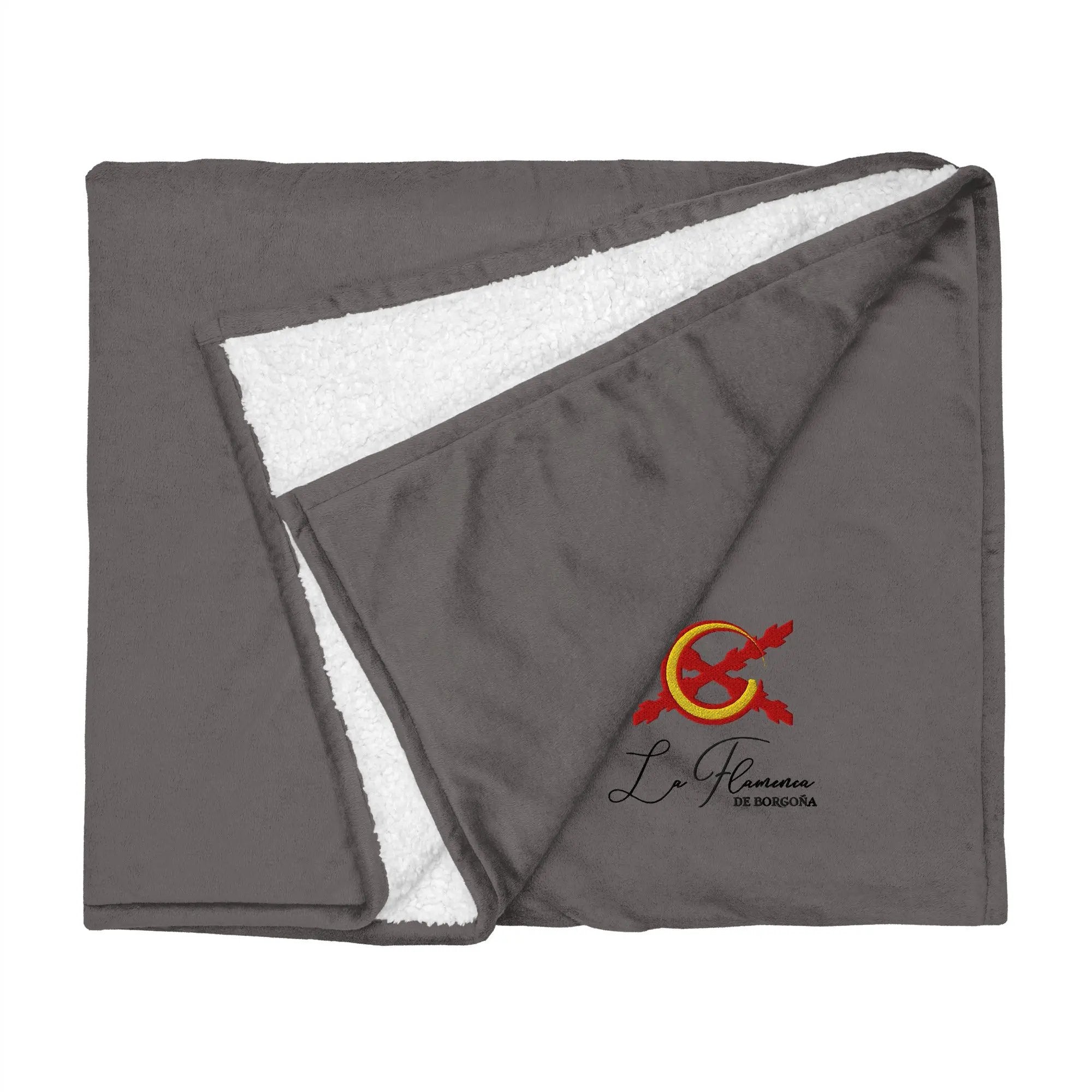 Comprar Manta borreguillo premium La Flamenca de Borgoña La Flamenca de Borgoña Bandera España