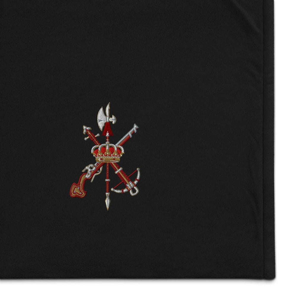 Comprar Manta borreguillo premium Legión española La Flamenca de Borgoña Bandera España