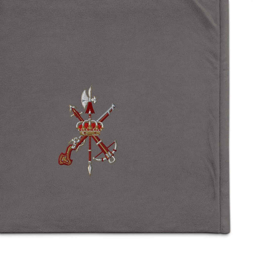 Comprar Manta borreguillo premium Legión española La Flamenca de Borgoña Bandera España